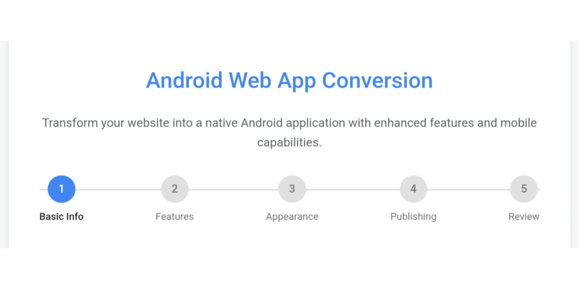 website/html to apk icon